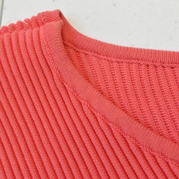 Jonathan Simkhai | Coral Ribbed Tank Top Size: Medium - Picture 7 of 8